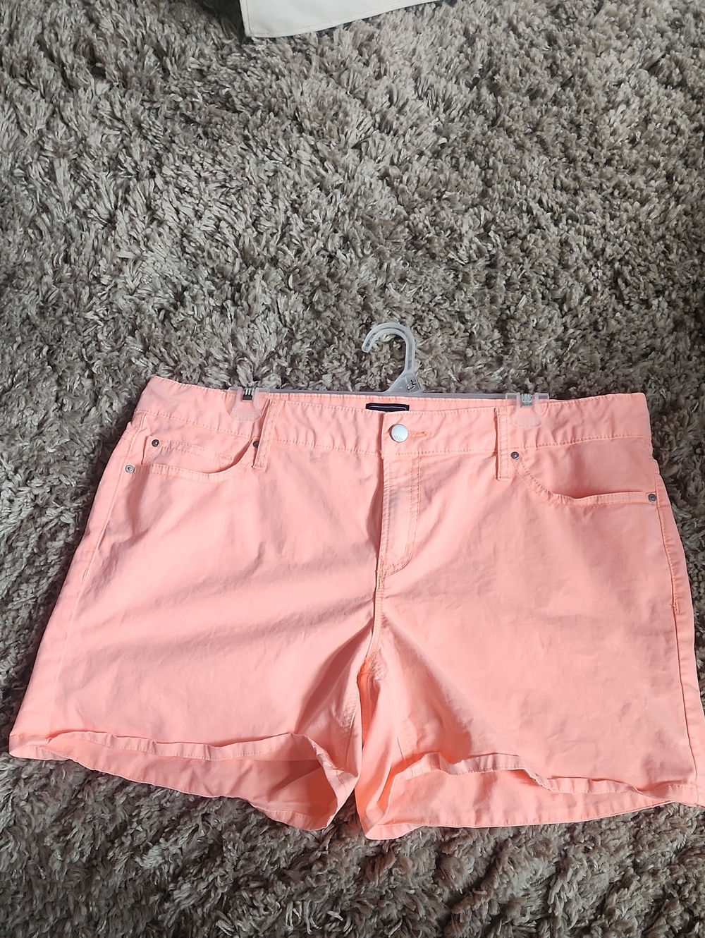 GAP Peach Cotton Bermuda Shorts